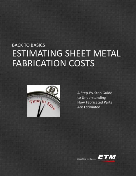 sheet metal fabrication cost|sheet metal fabrication estimate.